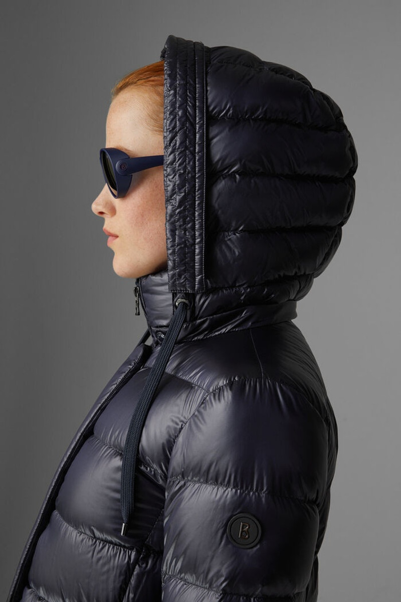 Lynn Down coat in Navy blue 5