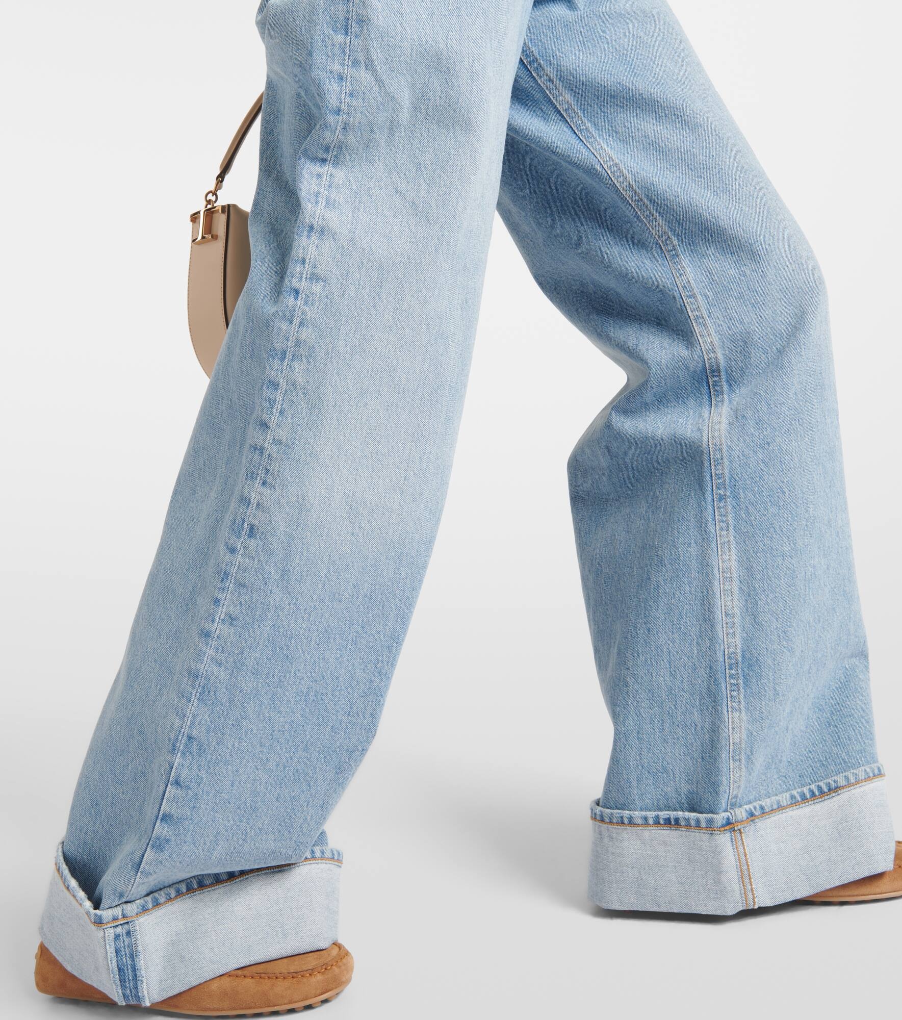 Dame high-rise wide-leg jeans - 5