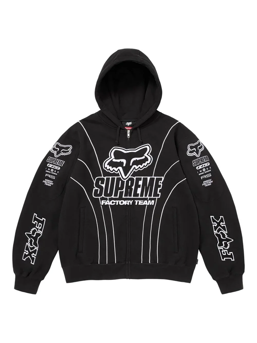 x Fox Racing® zip-up hoodie - 1