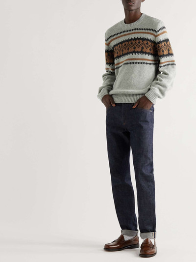 A.P.C. Franz Intarsia-Knit Alpaca-Blend Sweater outlook