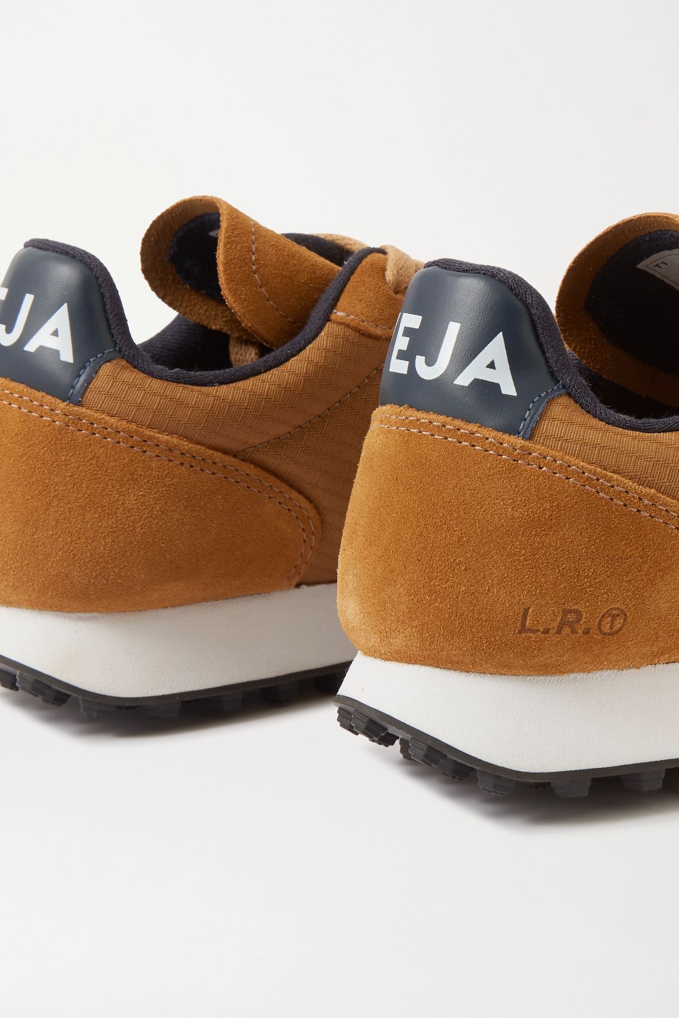 Rio Branco leather-trimmed suede and mesh sneakers - 4