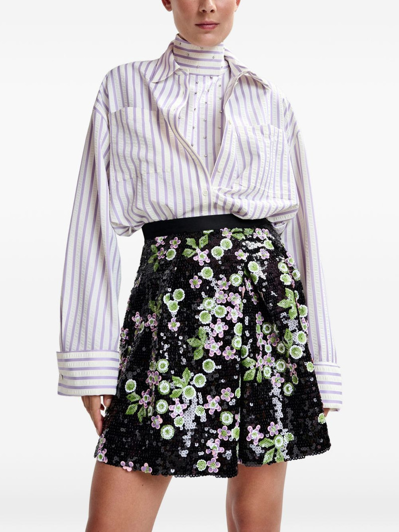 sequin floral skirt 4
