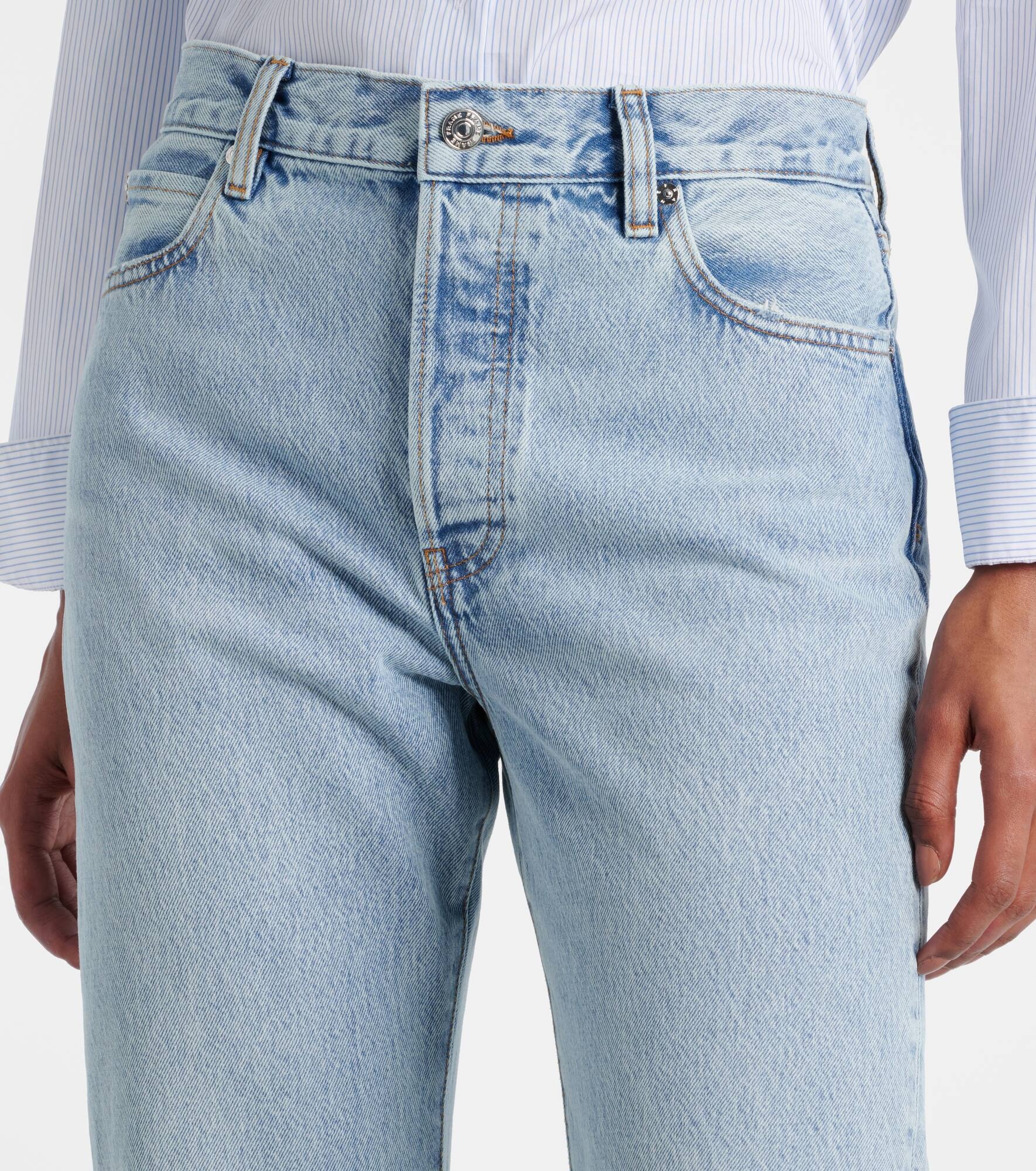 Staple high-rise straight jeans - 4