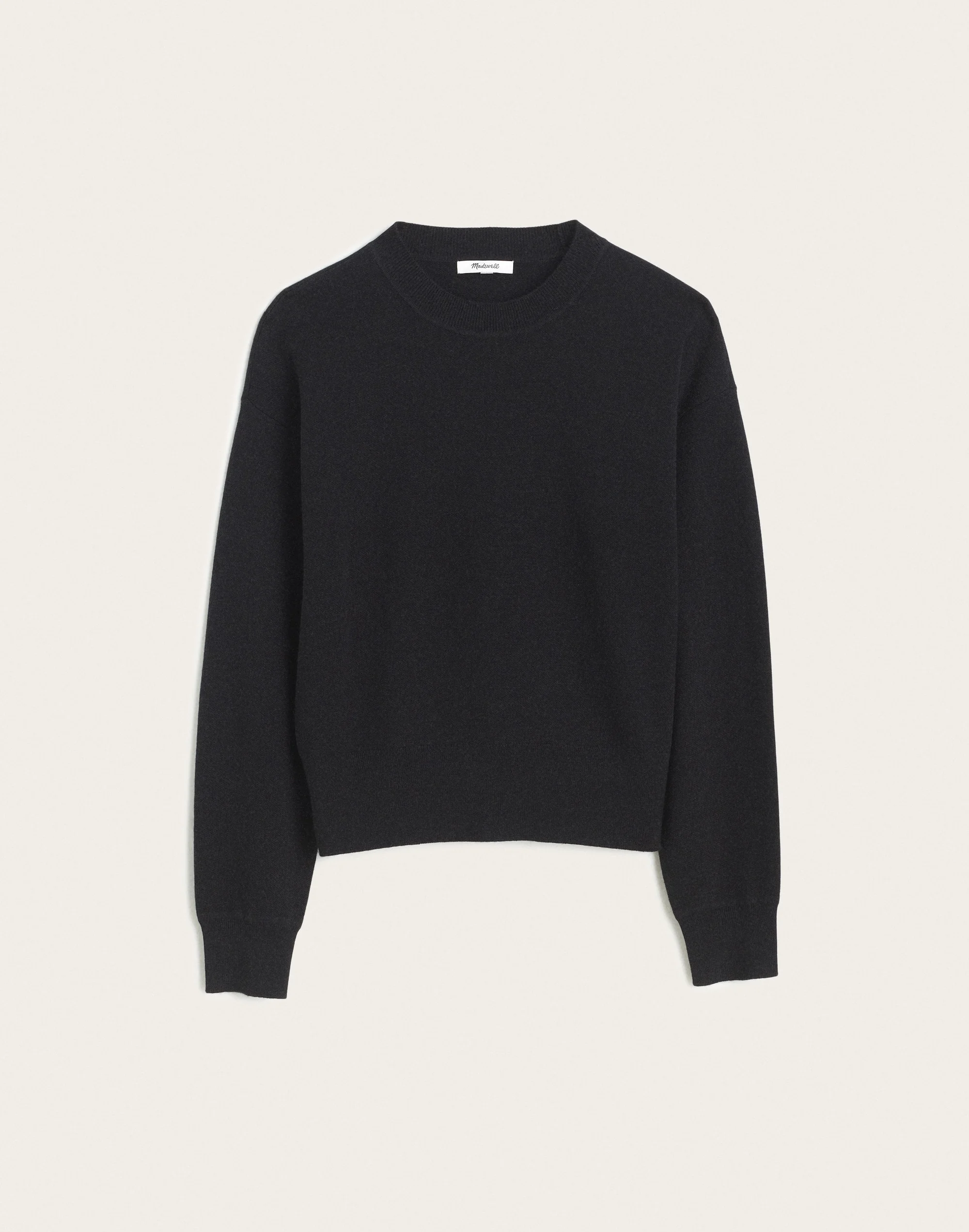 The Casey Crewneck Sweater in Merino-Silk Blend - 1