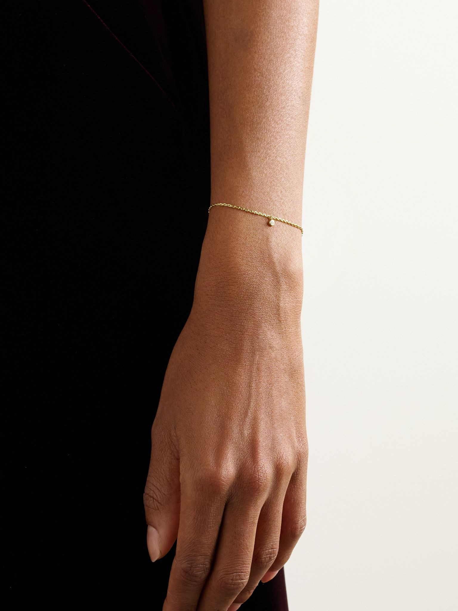 My First De Beers Clea 18-karat gold diamond bracelet Gold - 2