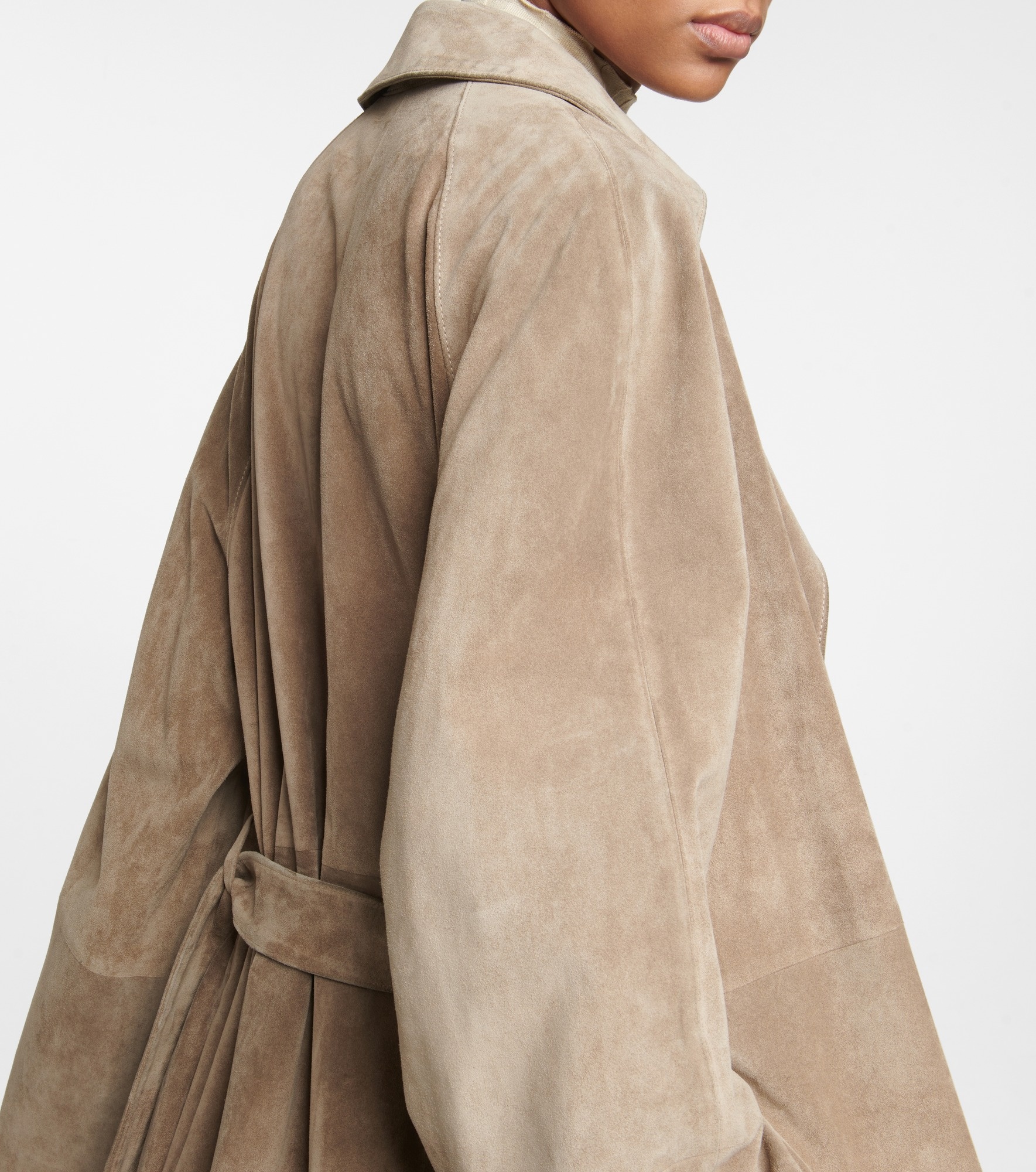 Poseidone suede coat - 6