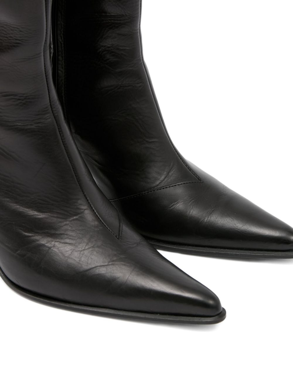 leather knee-high boots - 3