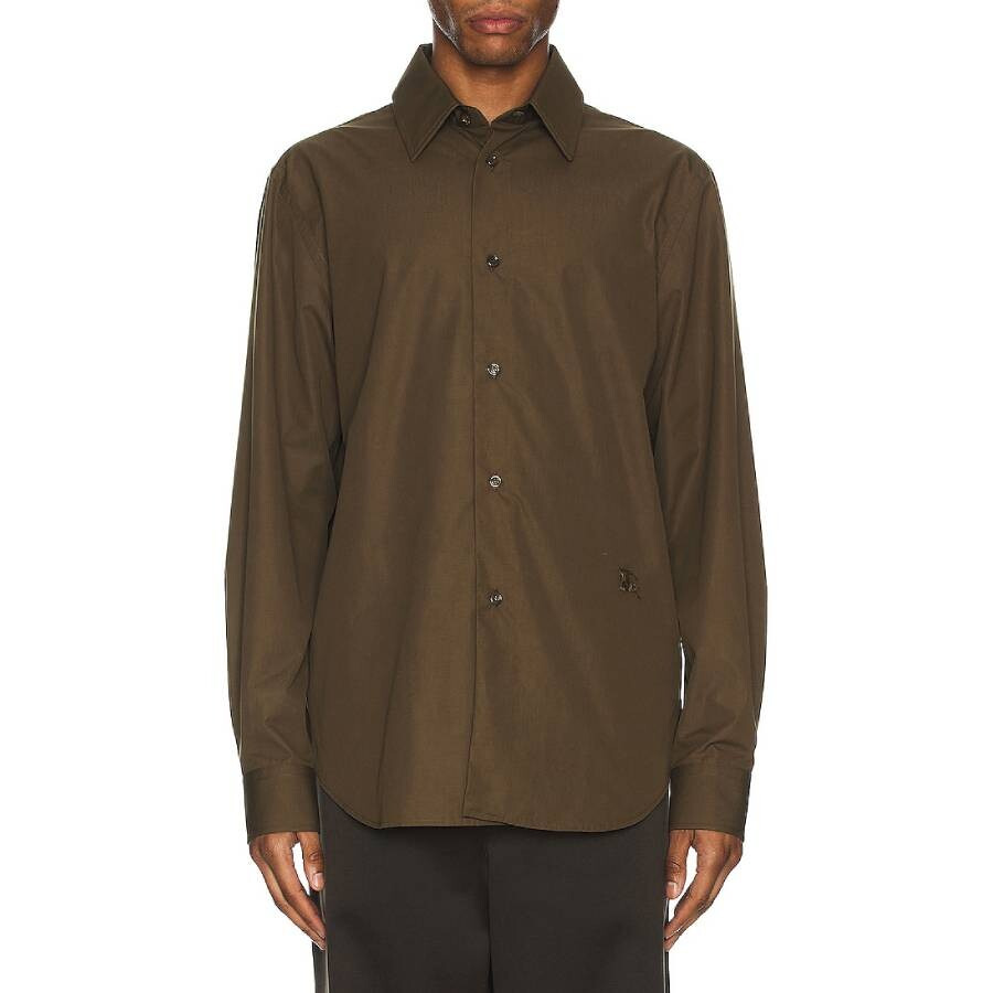 Burberry Equestrian Knight Logo Cotton Shirt - 2