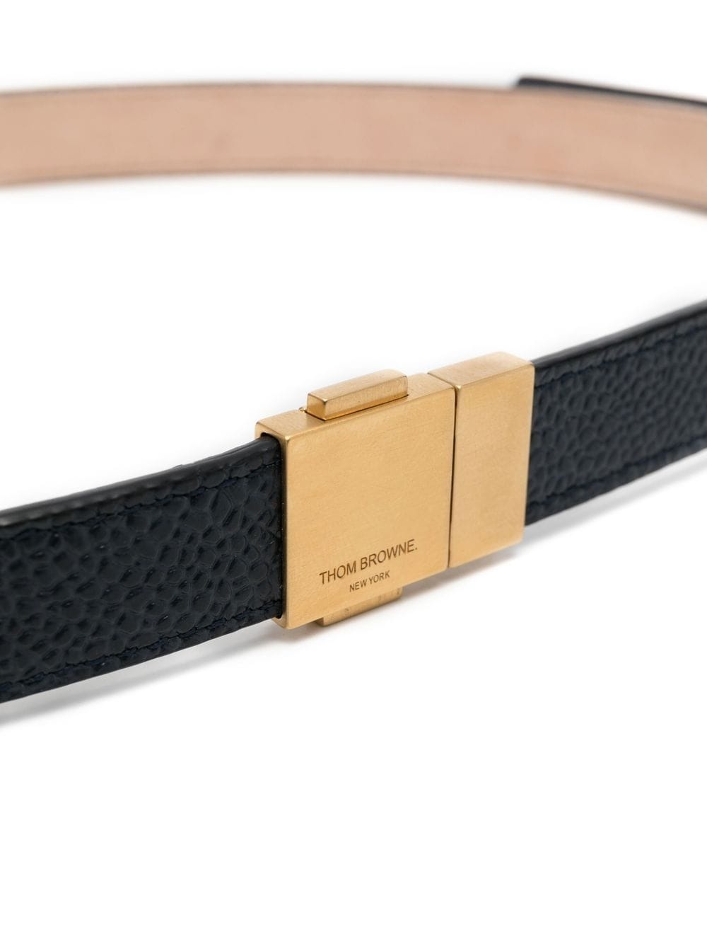 pebbled-leather belt - 2