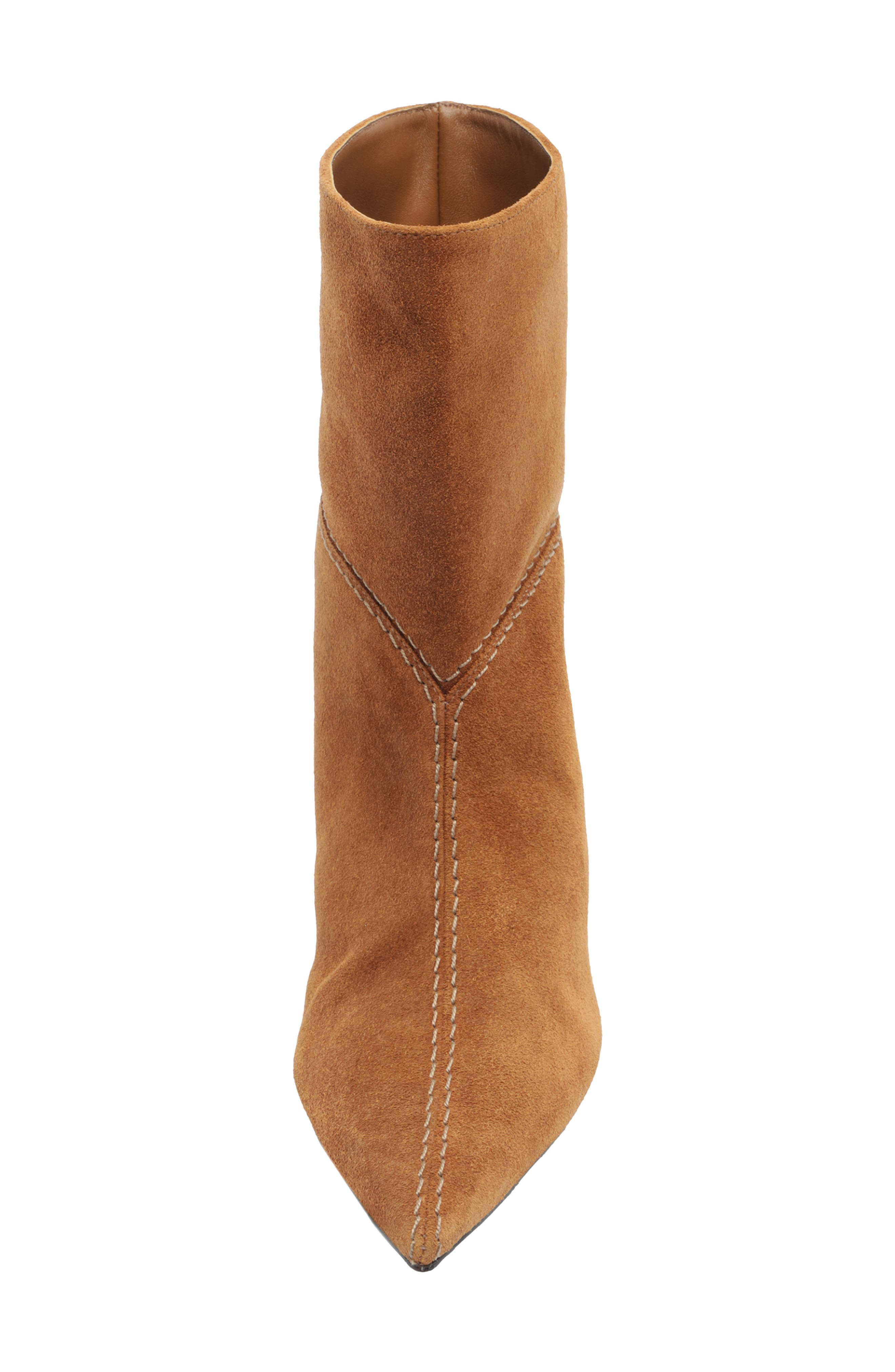 Alexandre Birman Malva Pointed Toe Bootie in Espresso at Nordstrom - 5
