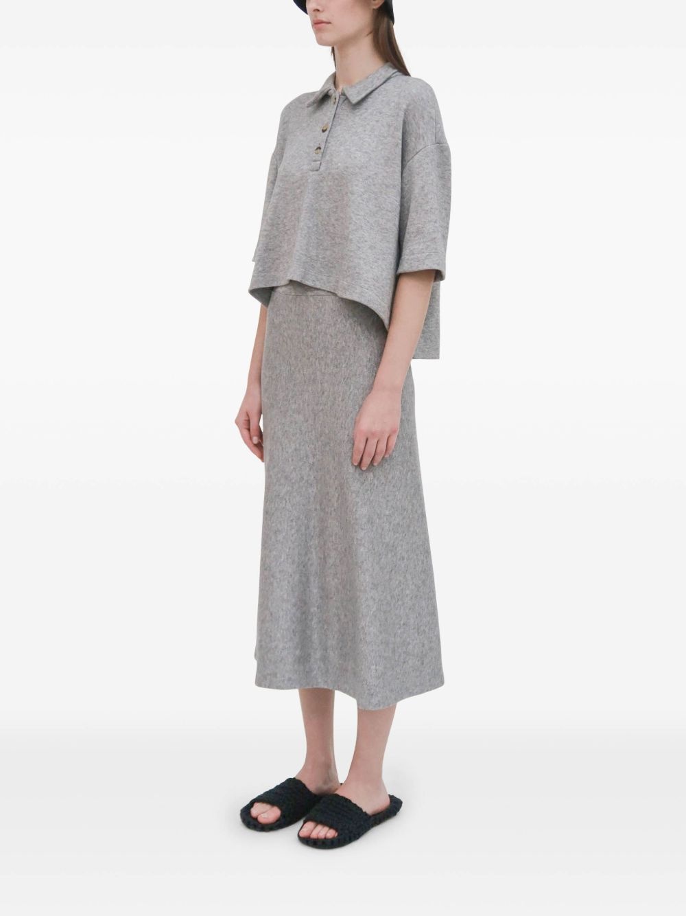 flared midi skirt - 4