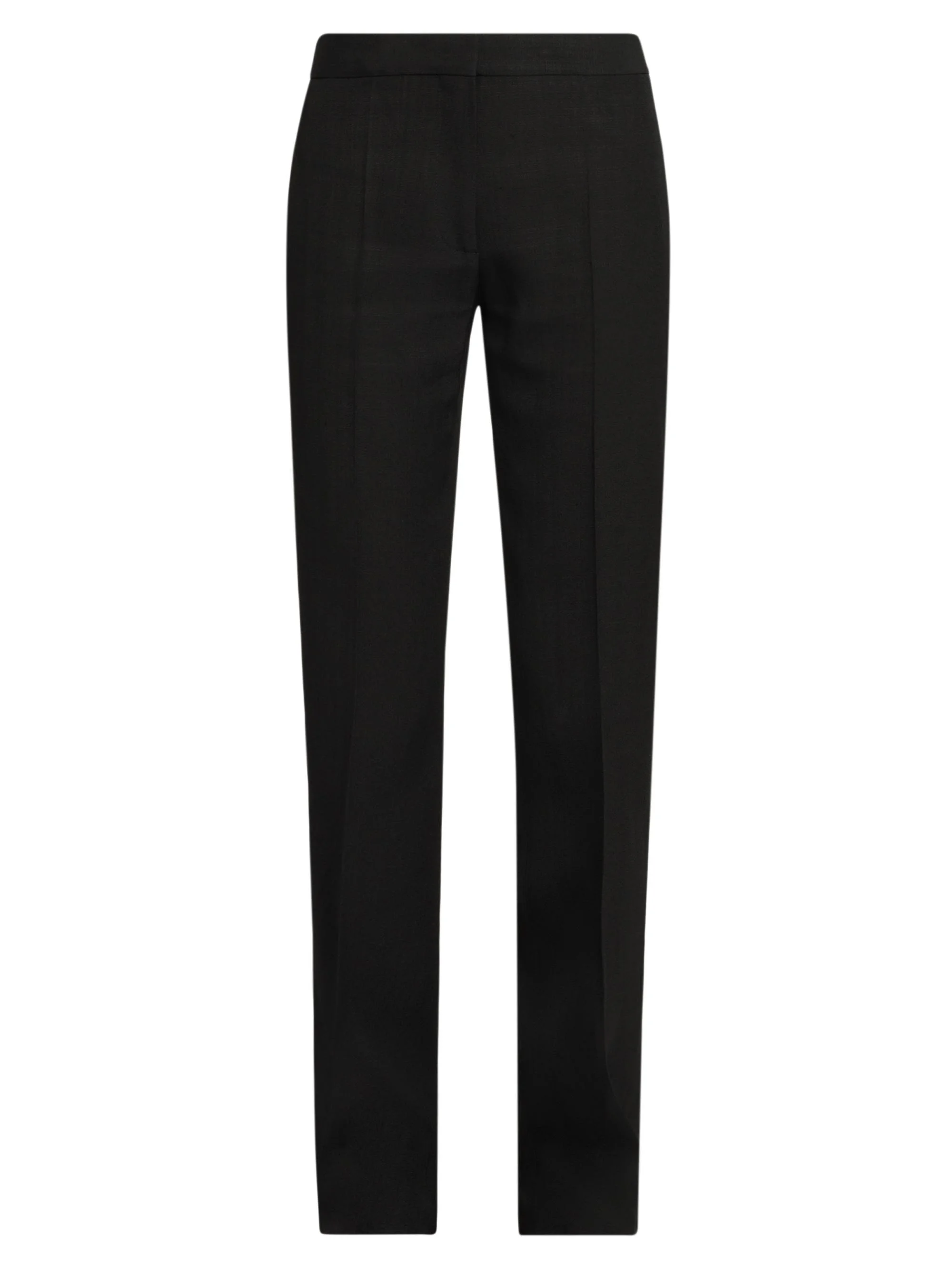 Women's Tailored Darted Straight Pants - Black - 1