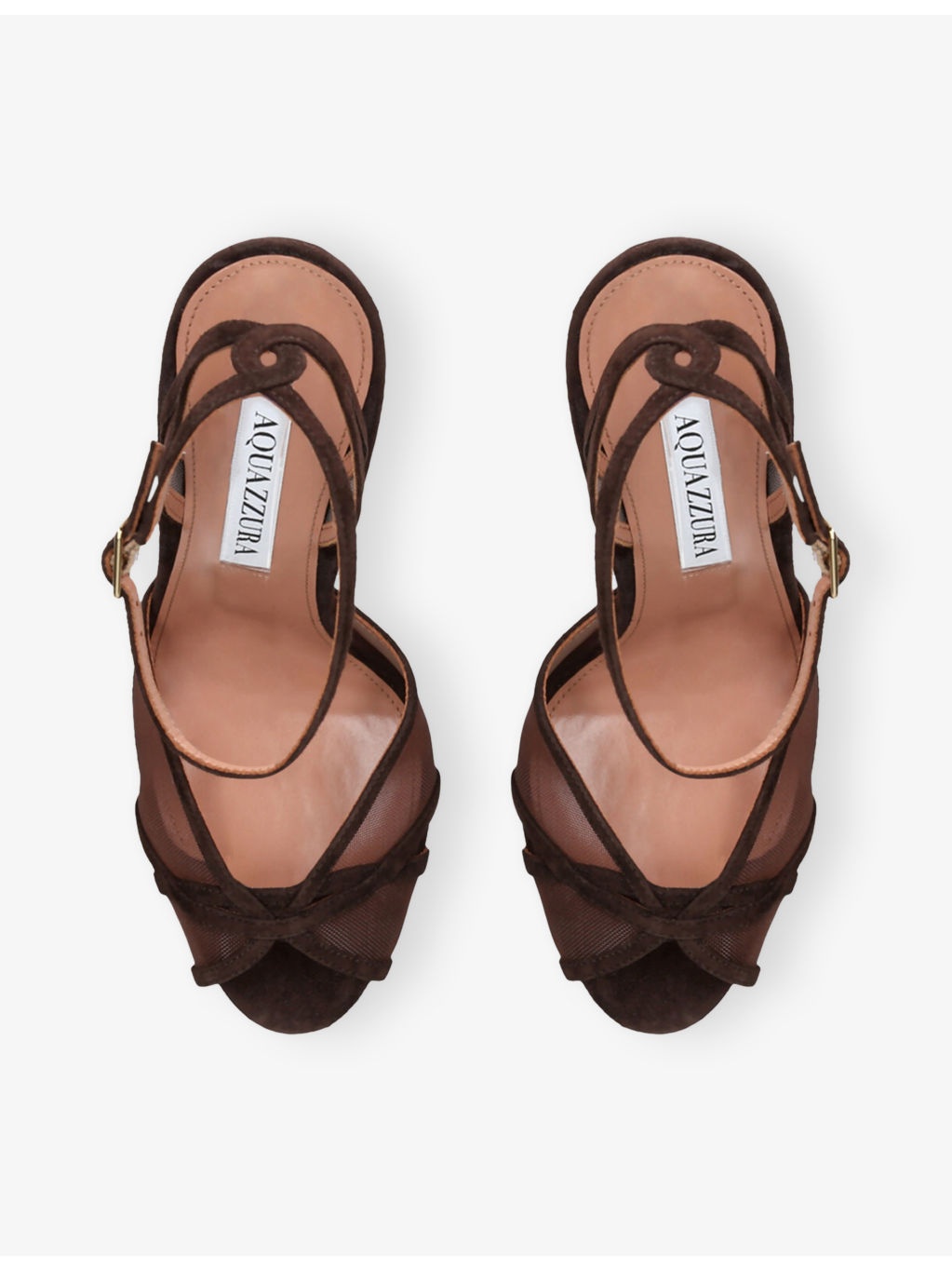 Shear Plateau 130 Suede Heeled Sandals - 2