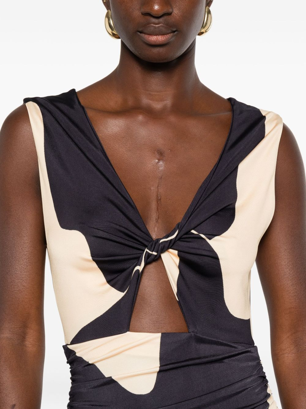 Horizonte Mistico midi dress - 5