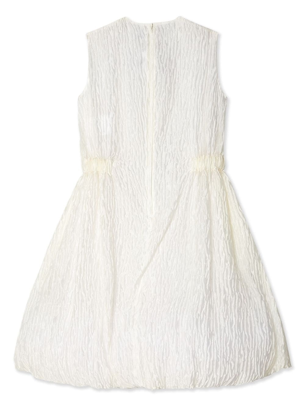 crinkled sleeveless minidress - 2