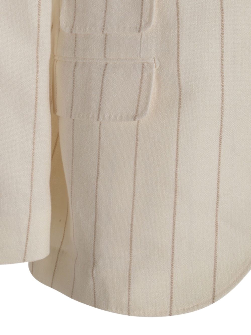 linen-cotton blend suit - 4