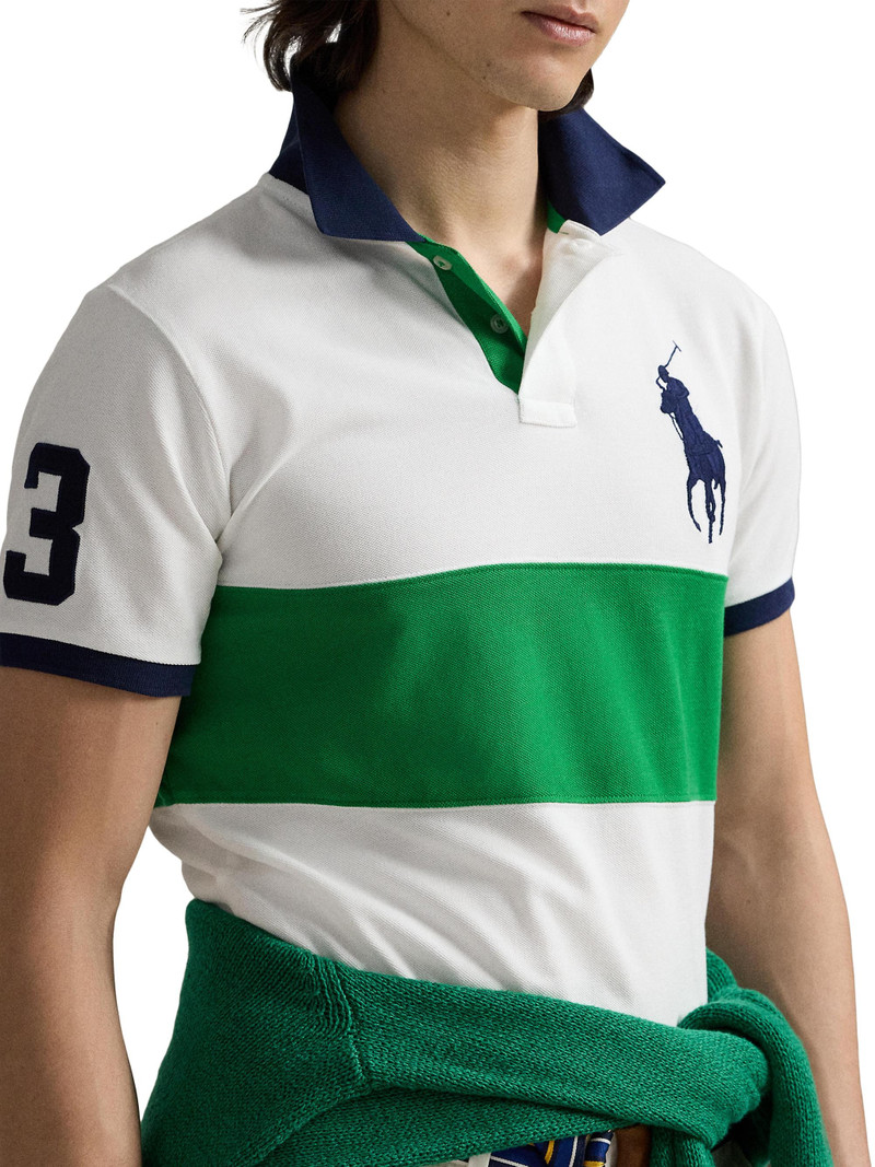 Men's Custom-Slim-Fit Polo Shirt - Cruise Green Multi 5