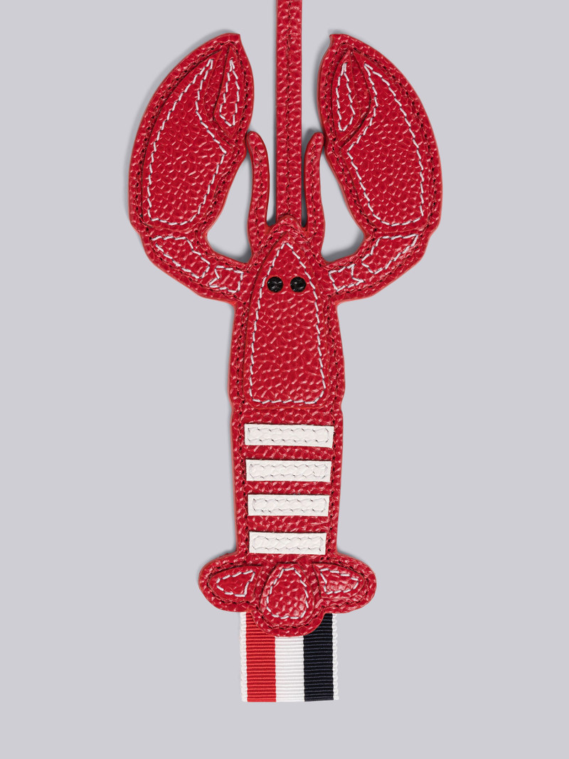 Thom Browne Pebble Grain Leather Lobster Charm outlook