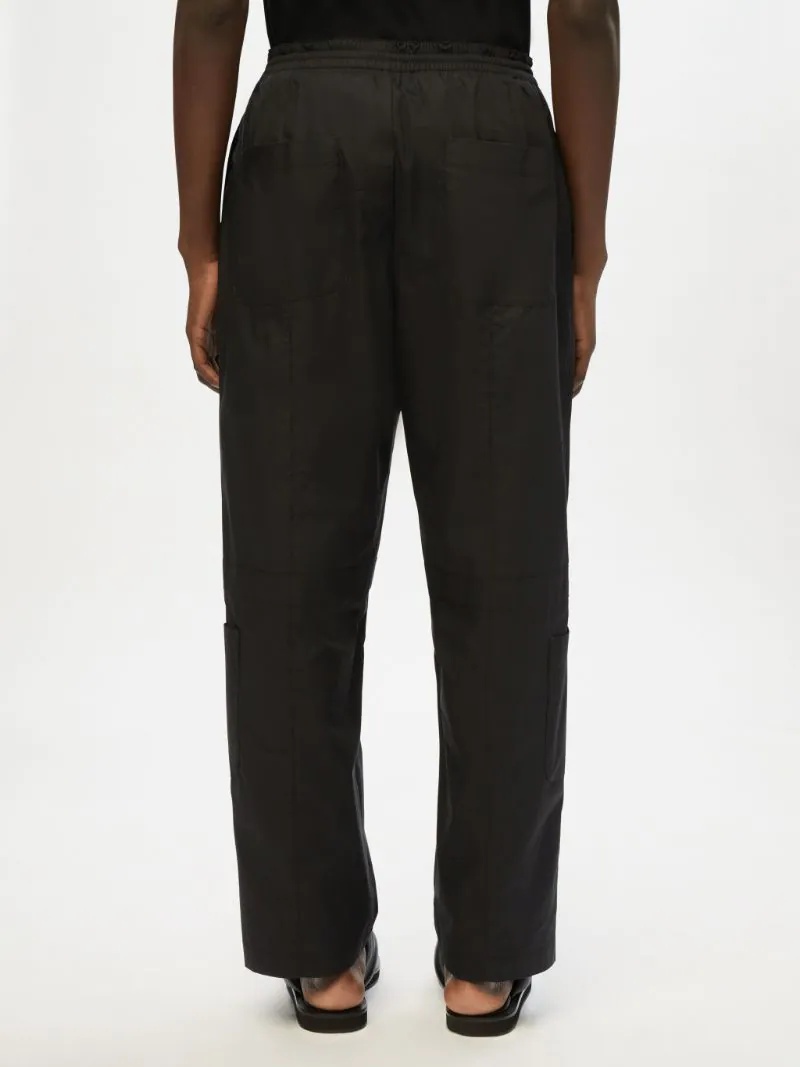 DRAWSTRINGS COTTON PANTS - 5