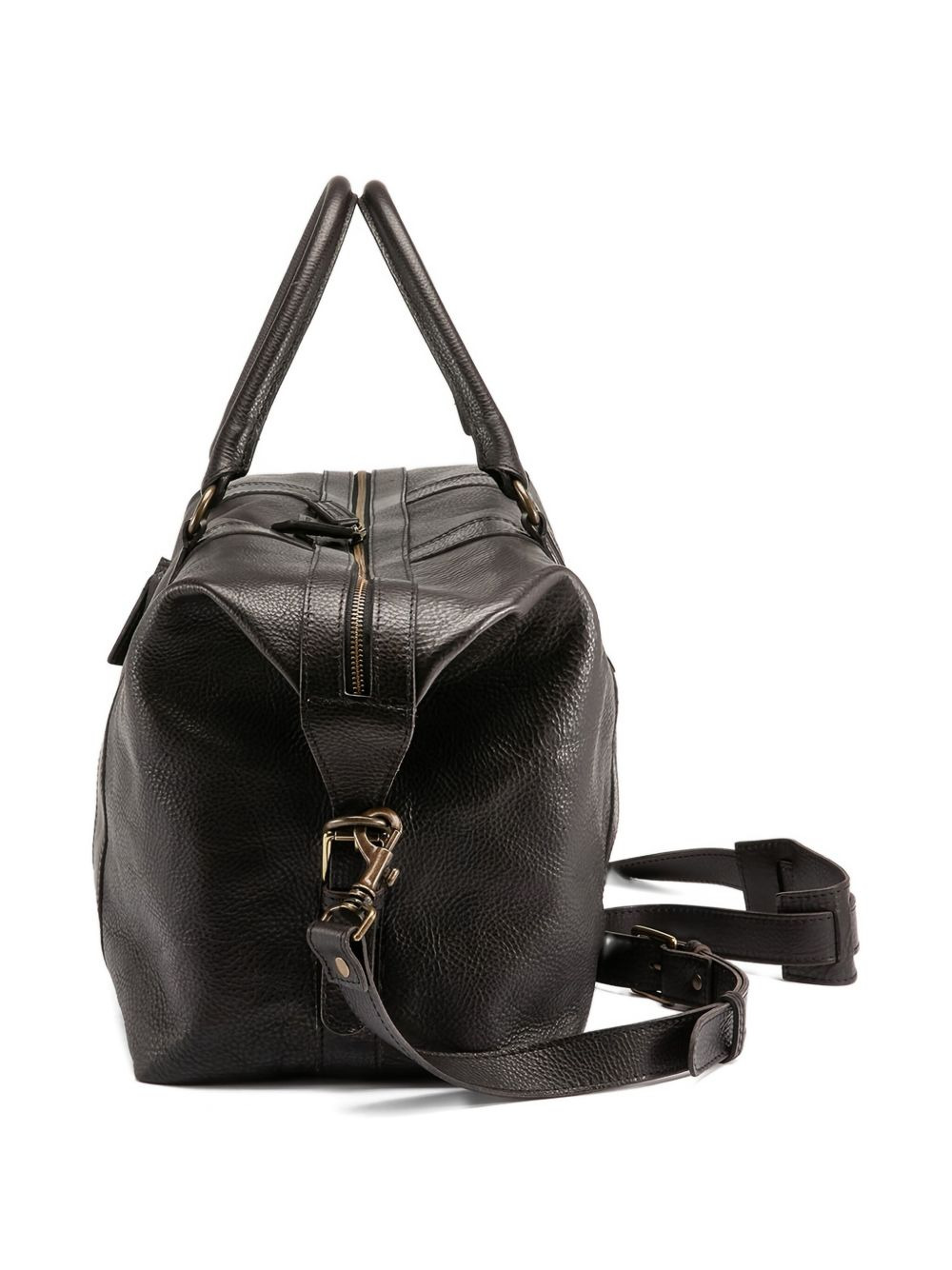 Rare 045 buckle-fastening leather travel bag - 3