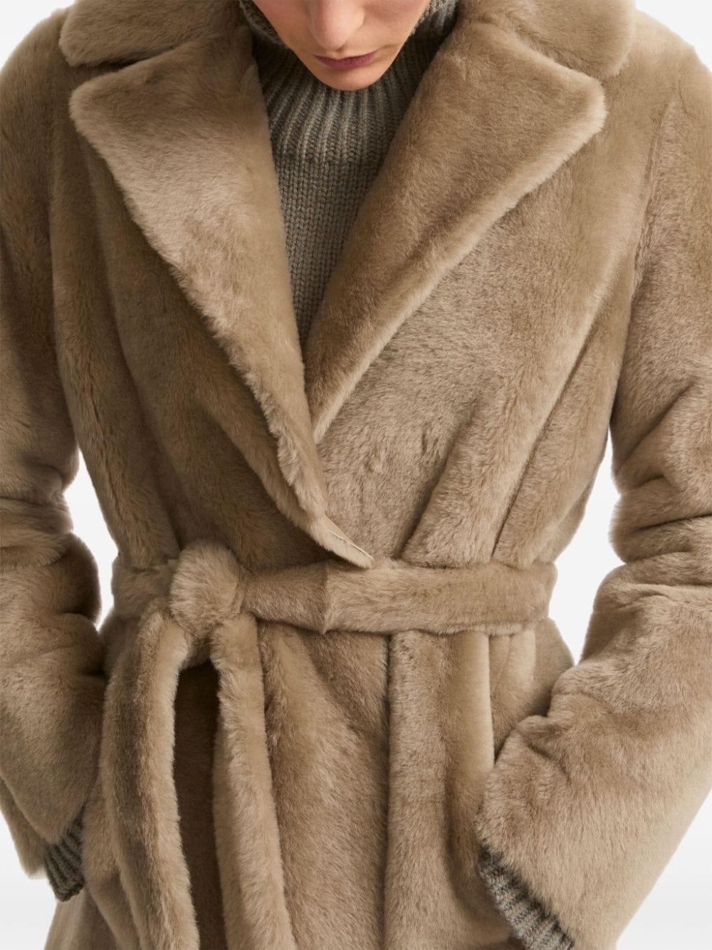shearling coat - 5