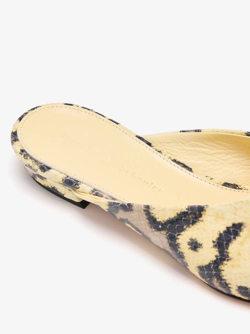 Trap Slipper in Embossed Python 4