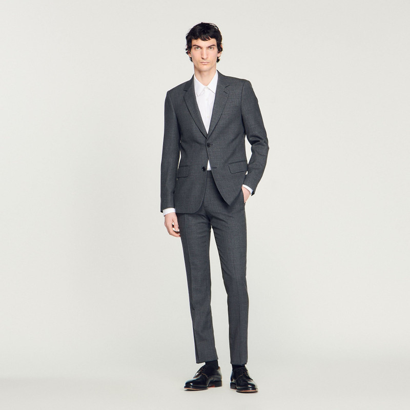 Sandro WOOL SUIT JACKET outlook