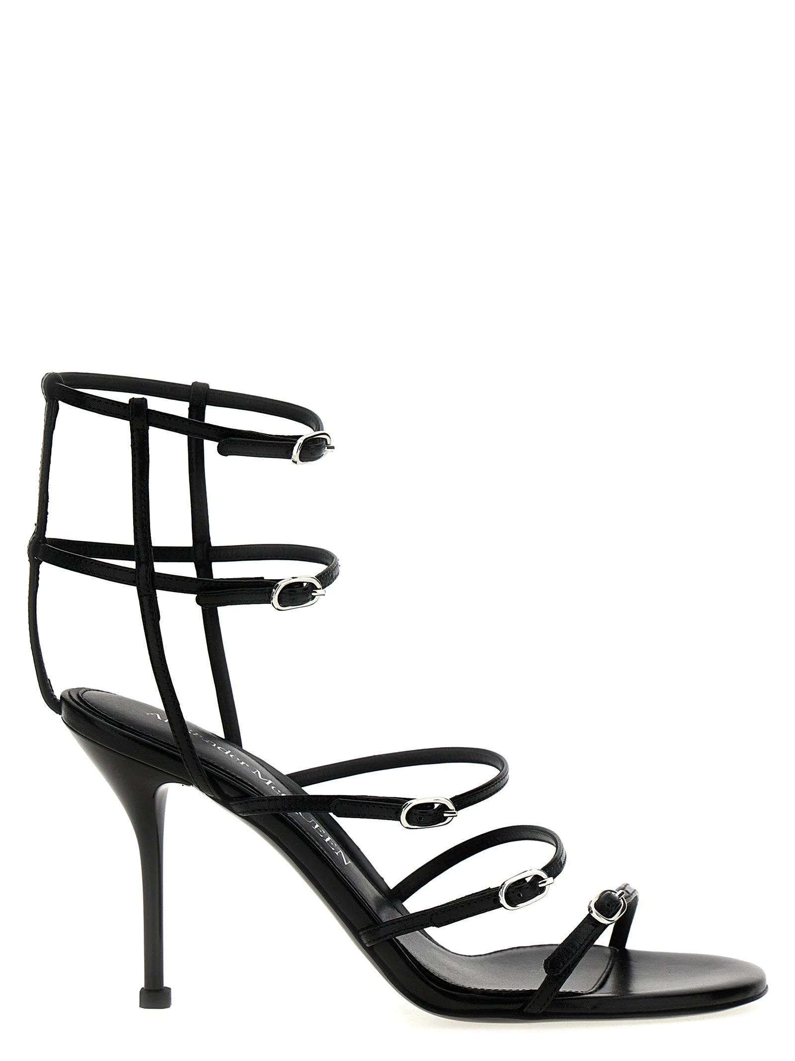 Mcqueen Women Strap Leather Sandals - 1
