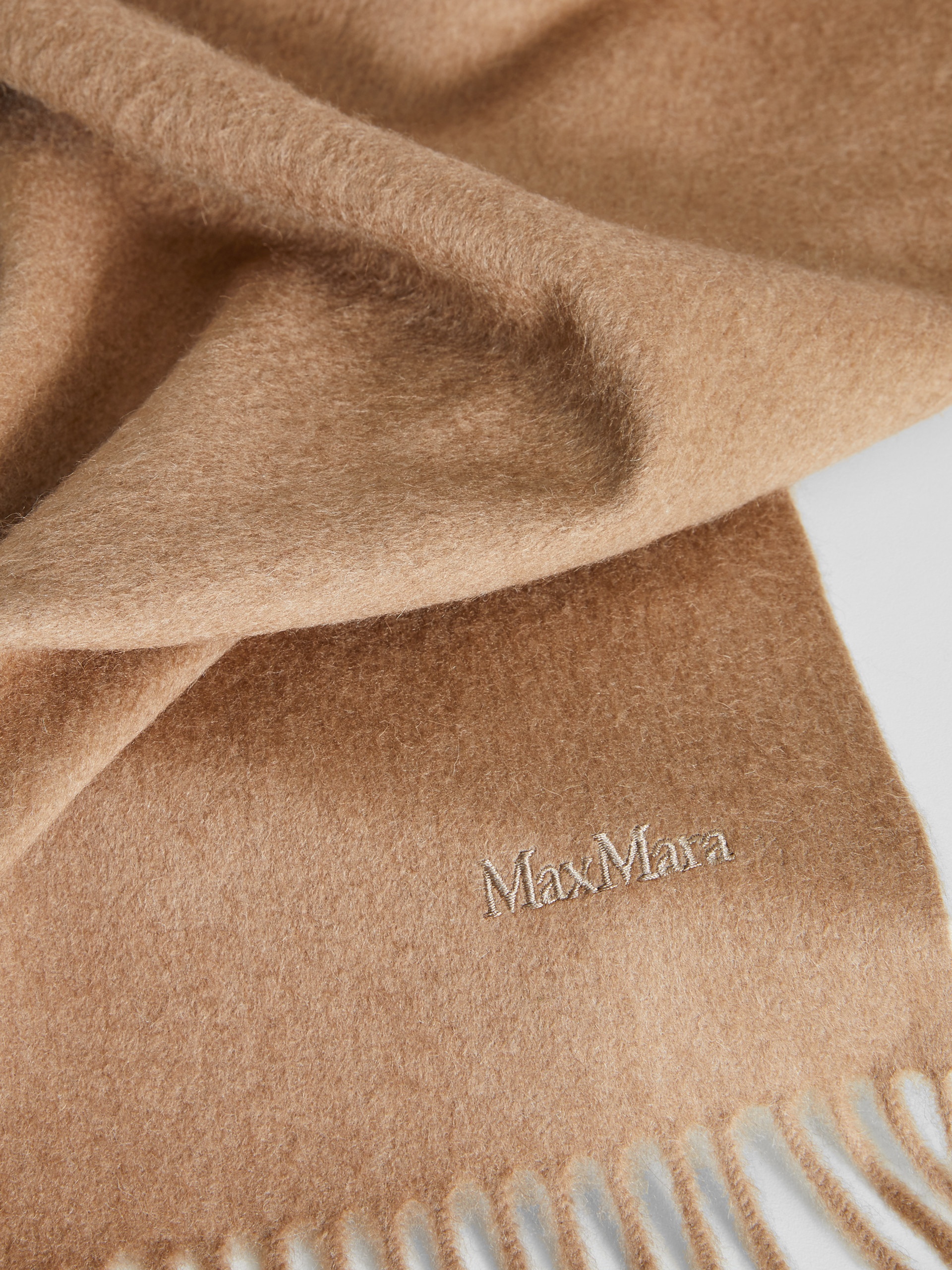 TARTAN Camel-hair stole - 3