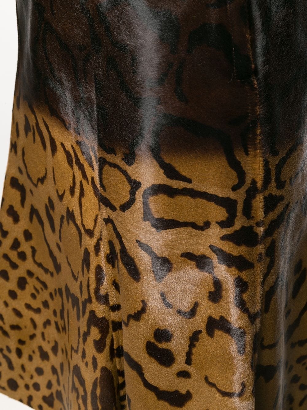 animal print midi skirt - 5