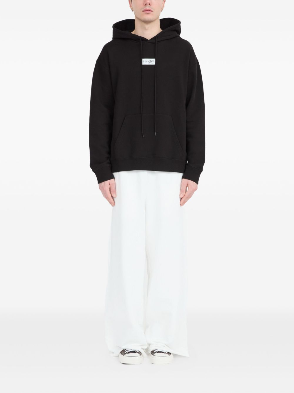 MM6 Maison Margiela logo hoodie - 2