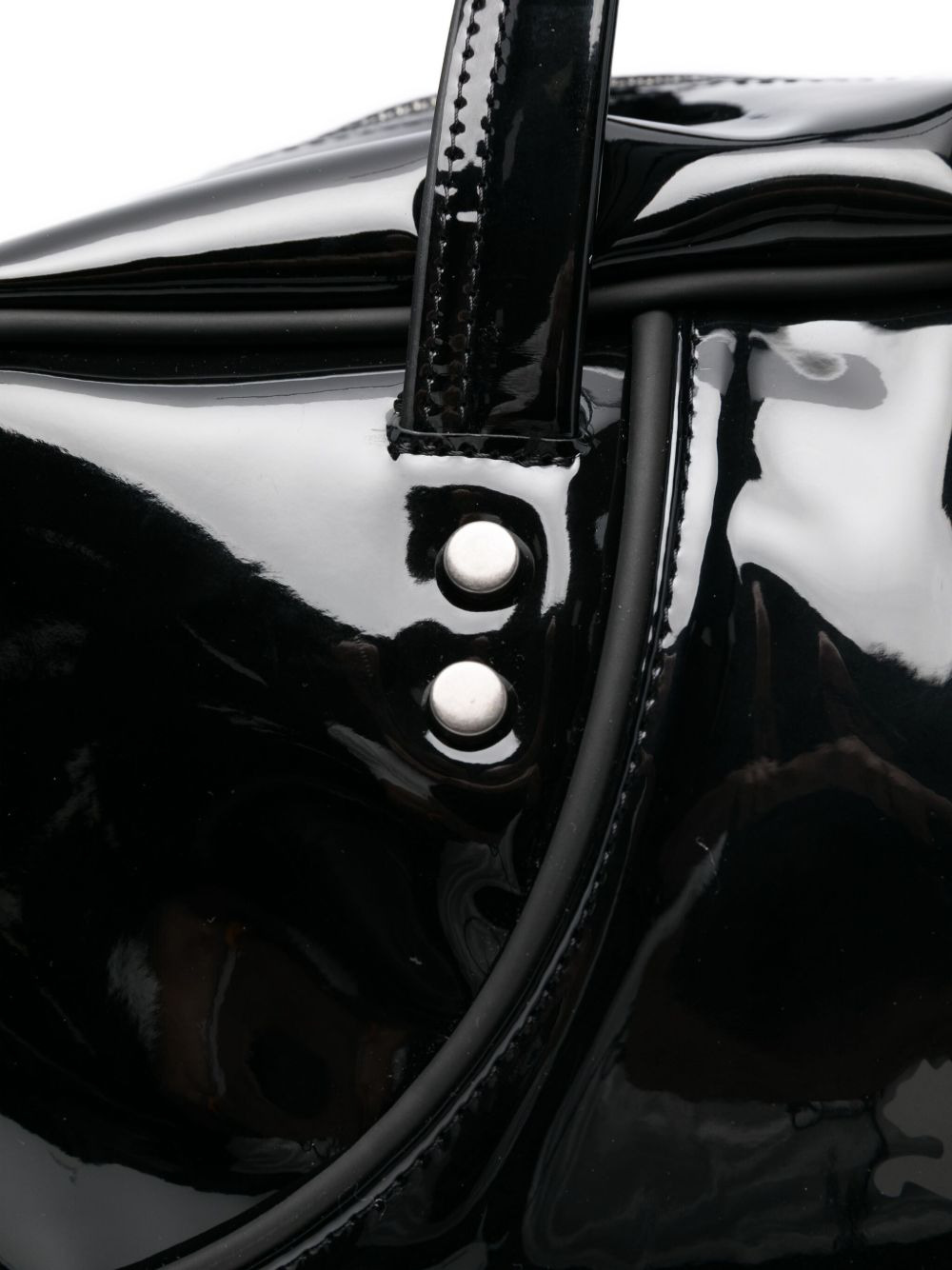 Puma 1976 Grip patent-leather top-handle holdall - 3