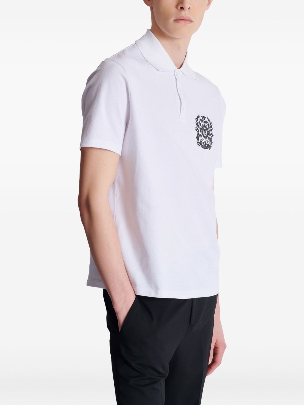 logo-print polo shirt - 5