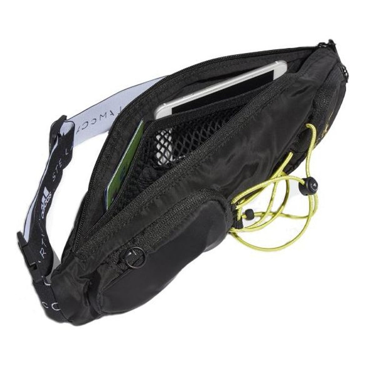 (WMNS) adidas by Stella McCartney Bum Bag 'Black Green' GL5440 - 3