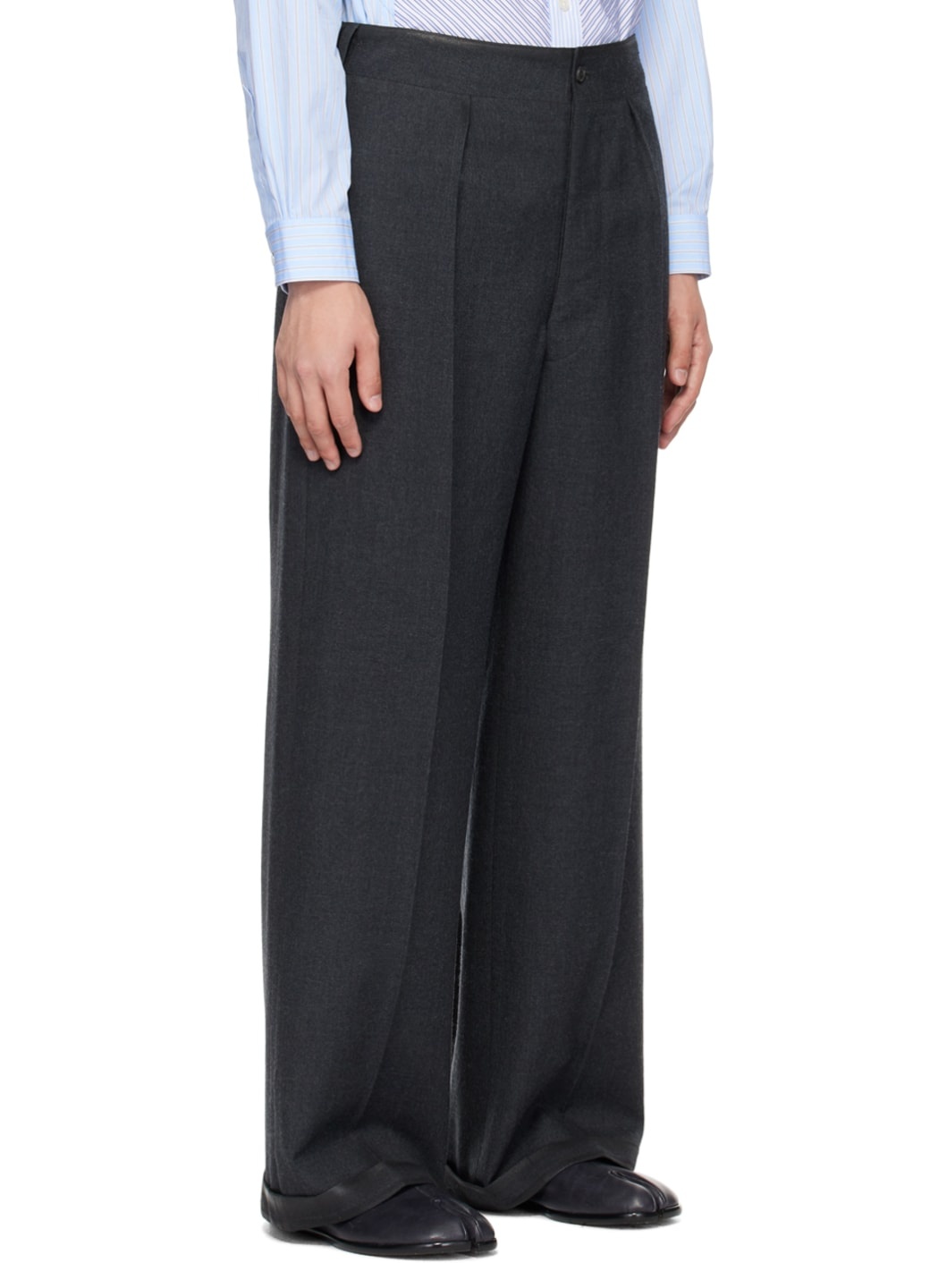 Gray Heavy Trousers - 2