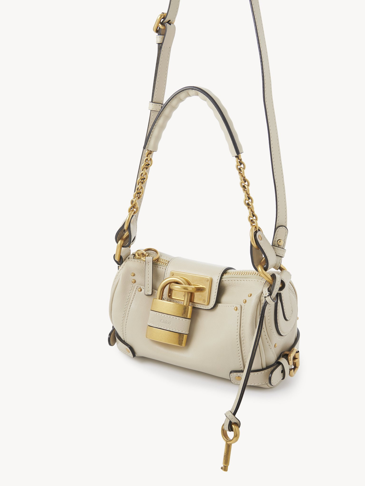 SMALL PADDINGTON CHAIN BAG IN GRAINED LEATHER - 3