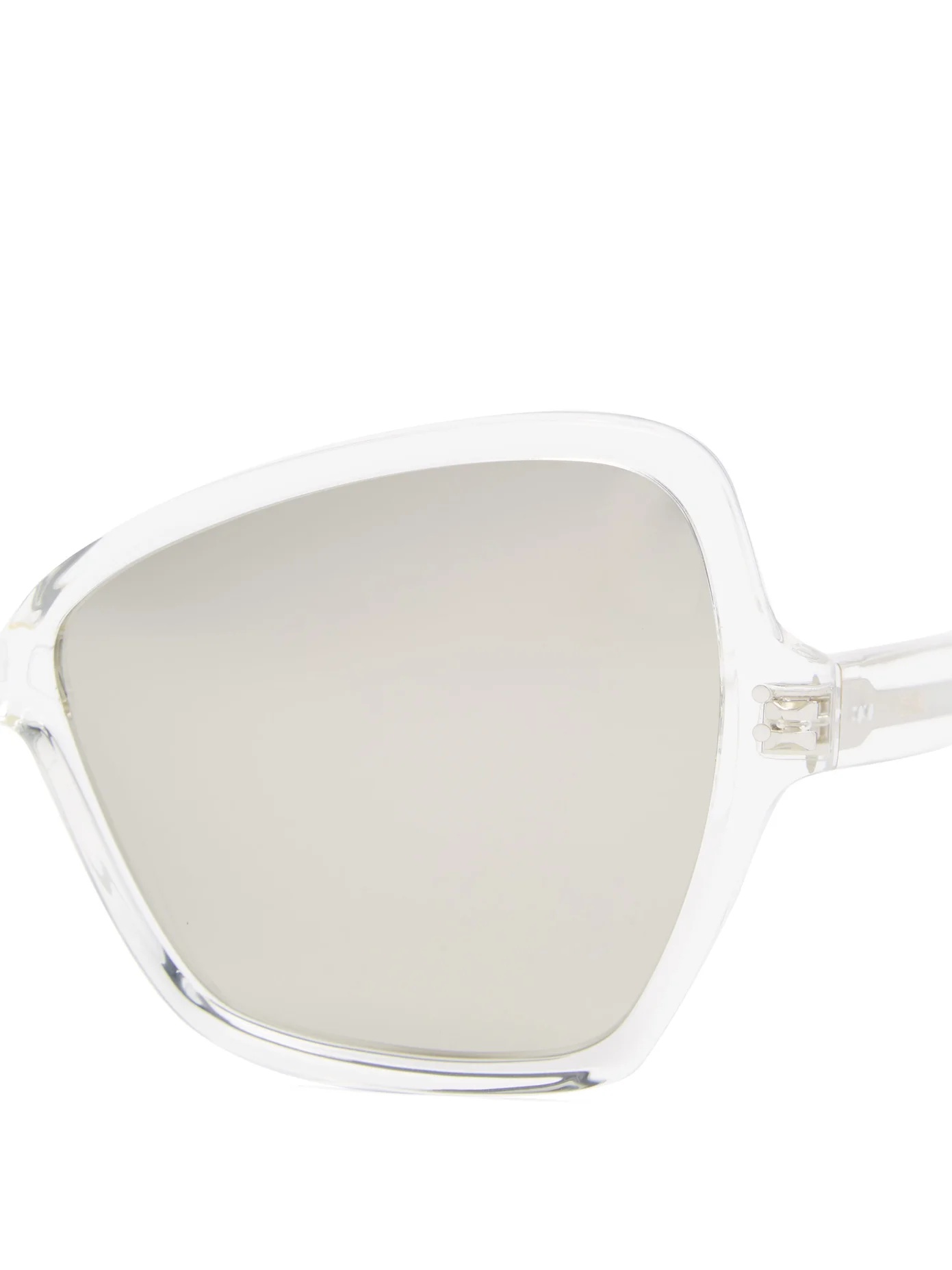 Oversized butterfly acetate sunglasses - 5