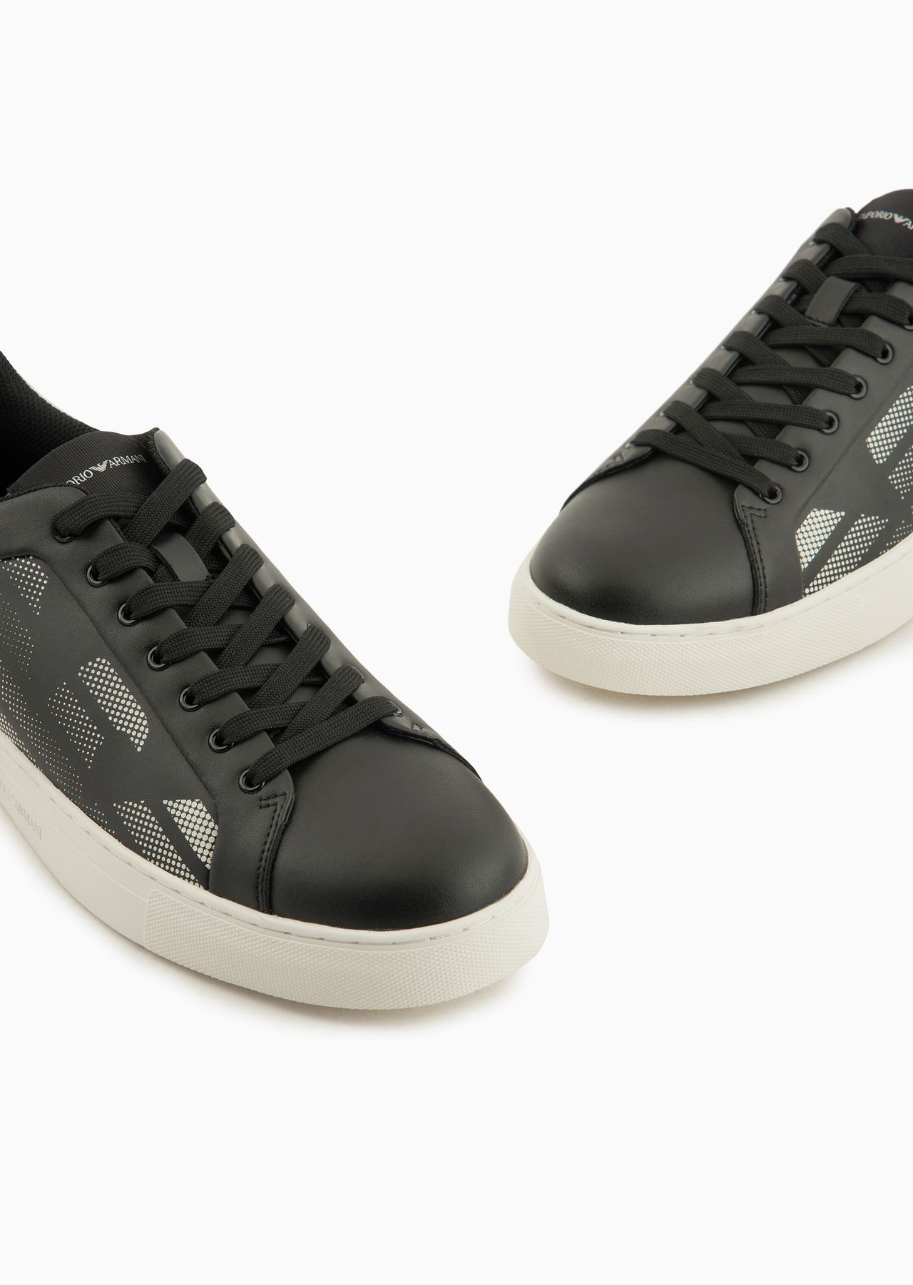ASV regenerated-leather sneakers with gradient eagle - 5