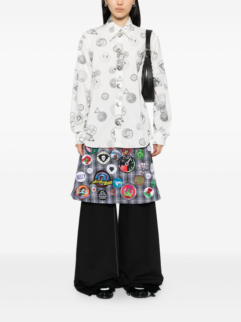 Chopova Lowena all-over print cotton shirt outlook