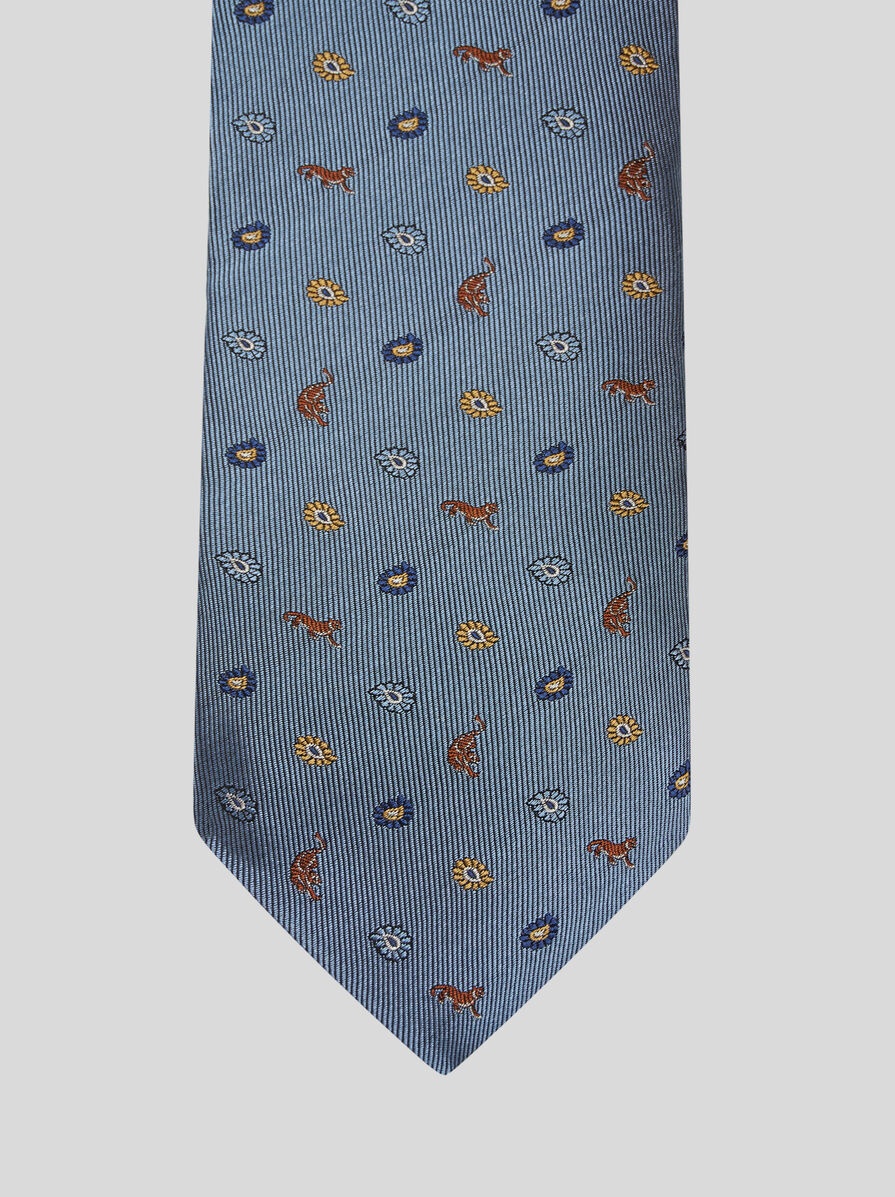 SILK JACQUARD TIE - 3