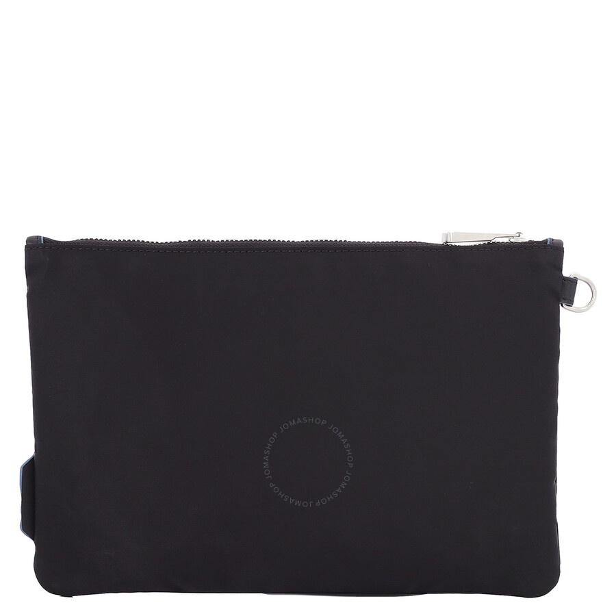Montblanc Black Blue Nylon Spirit Medium Pouch - 3