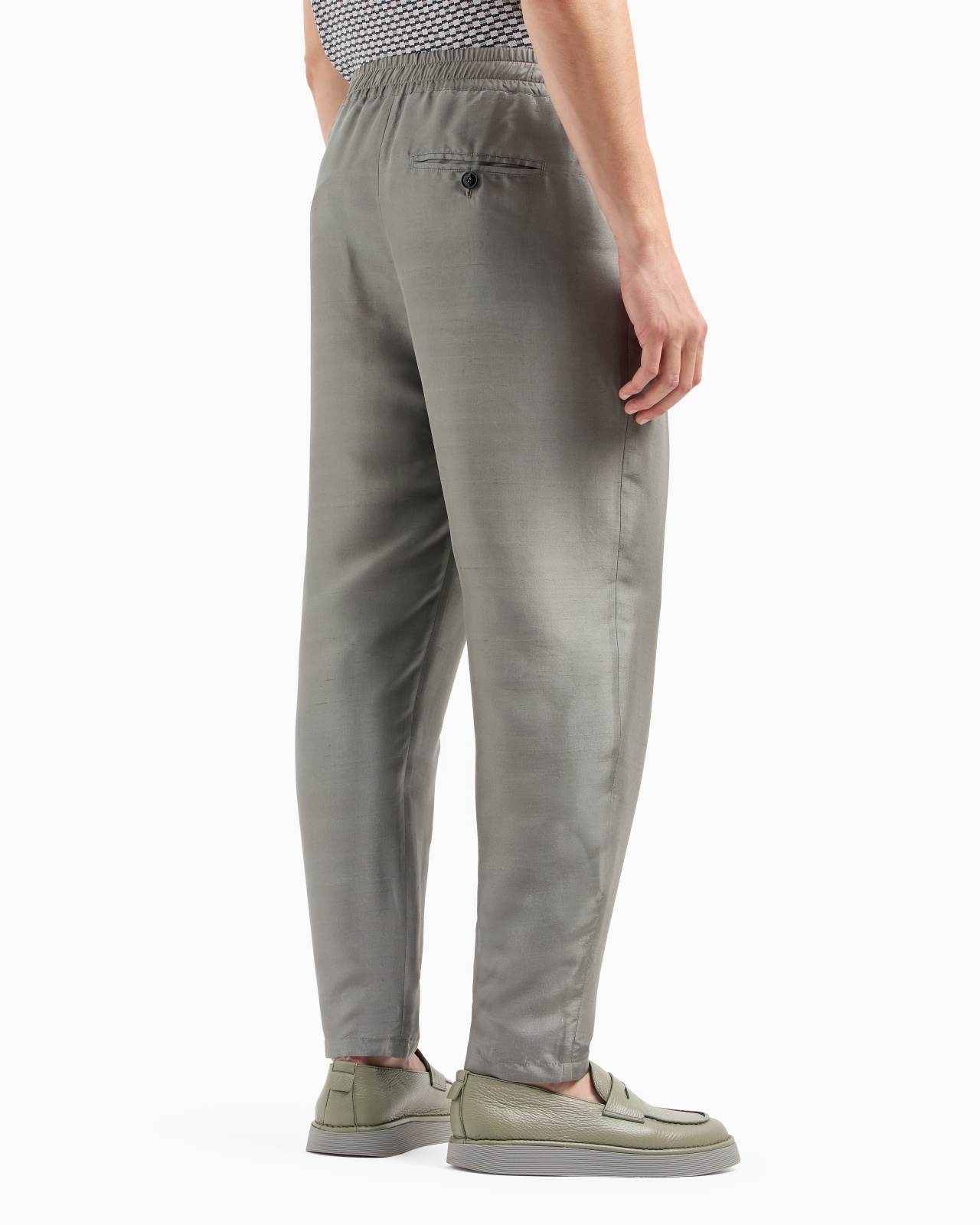 COTTON-BLEND TWO-PLEAT TROUSERS - 3