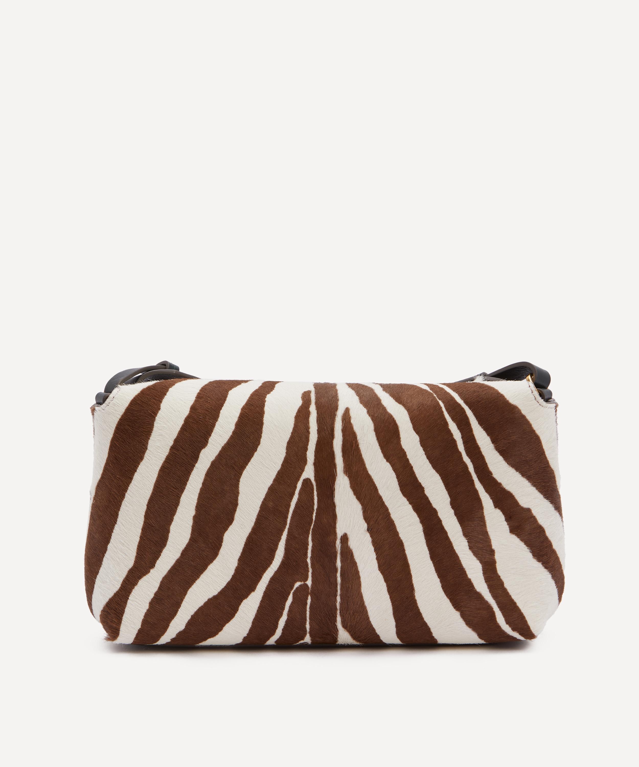 ショルダーバッグ・ポシェット ANYA HINDMARCH Mortimer Cross-Body Zebra-Print Calf Hair Bag Anya Hindmarch Mortimer Cross-Body Zebra-Print Calf Hair Bag