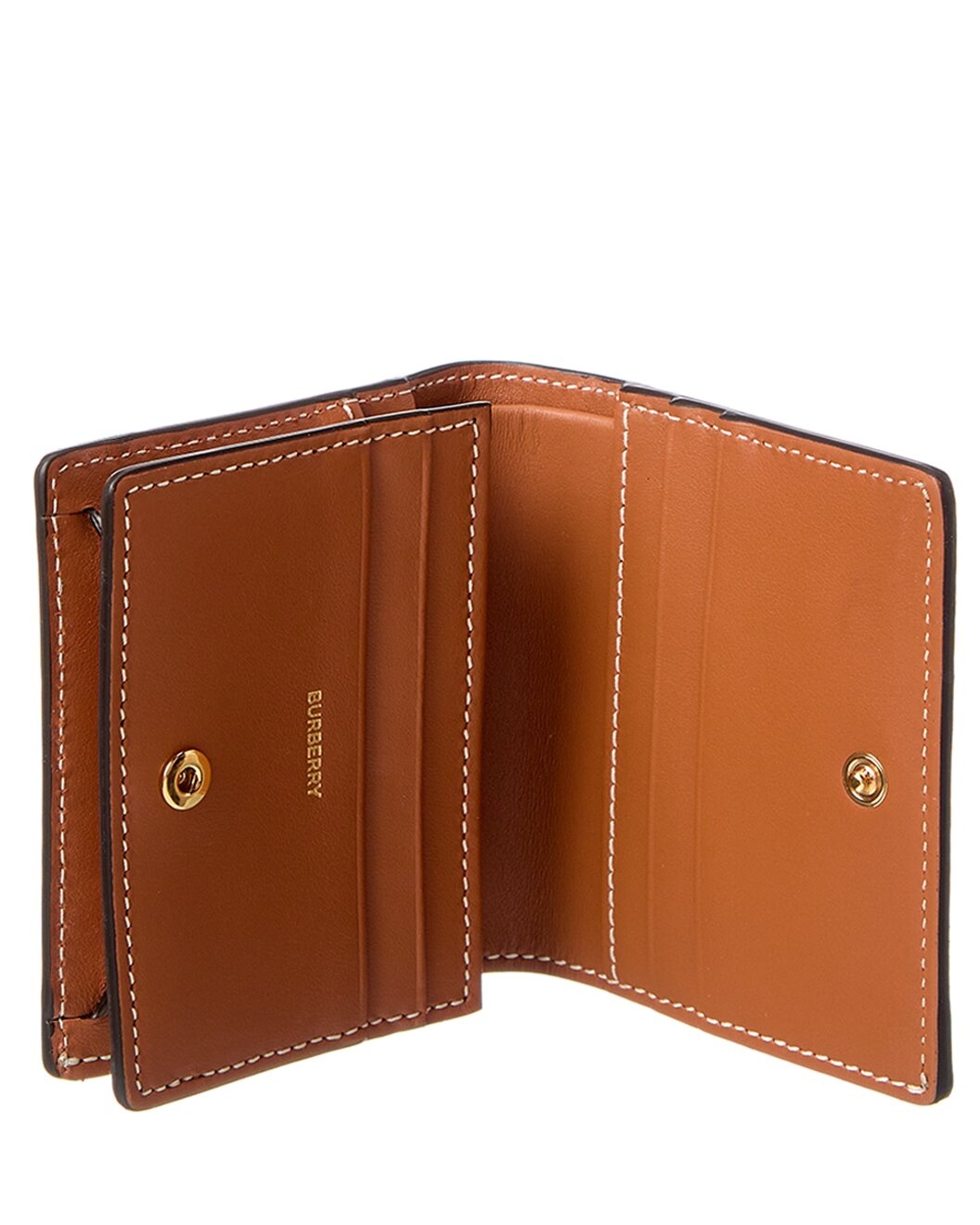 Burberry Check Small E-Canvas & Leather Card Case - 4