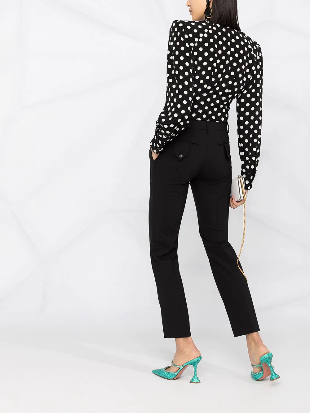 tailored slim-fit trousers - 6