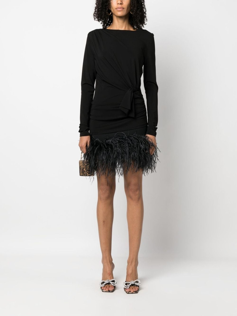 NINA RICCI knot-detail jersey top outlook