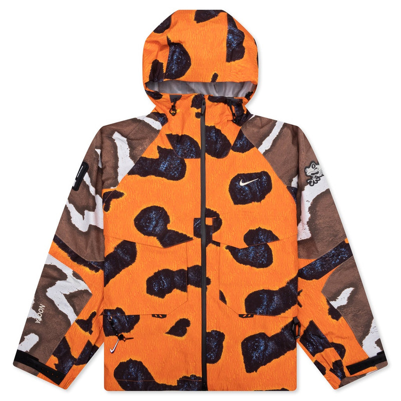animal-print jacket - 1