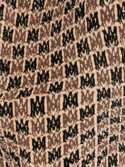 AMIRI logo-print fringed scarf outlook