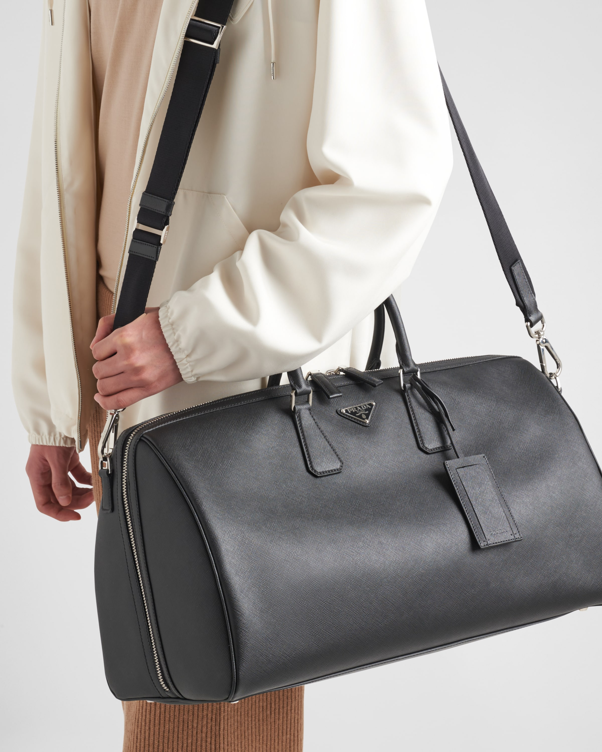 Saffiano Leather Travel Bag - 7