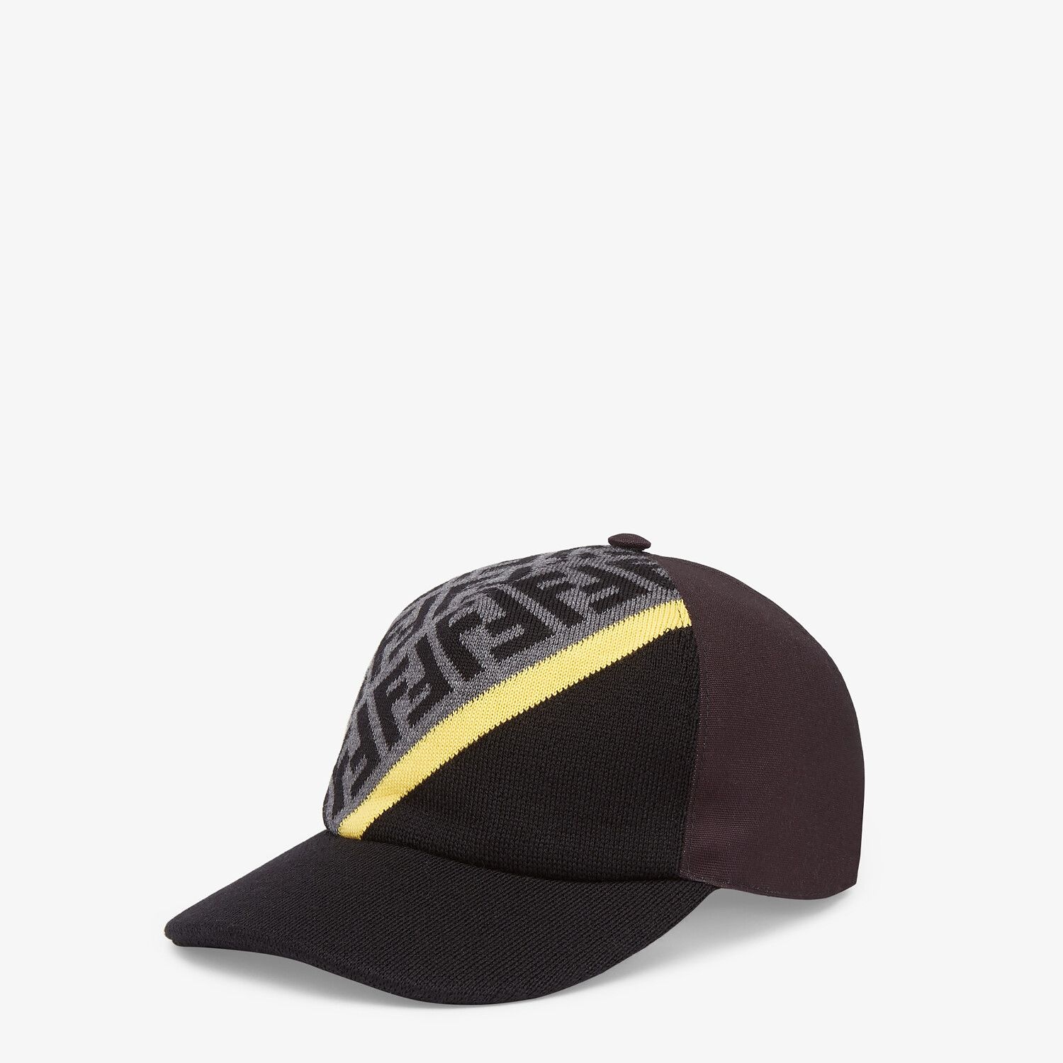 Multicolor canvas baseball cap - 1